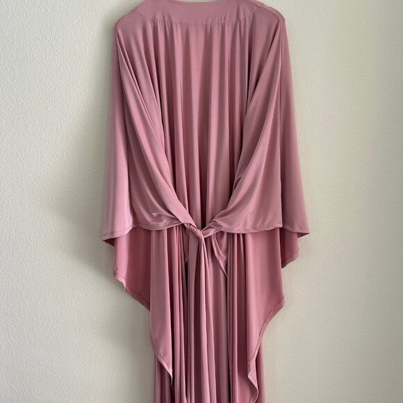 Muuvment by Fee MuuMuu Bella Blush Maxi Dress Venechia Fabric One Size - Picture 2 of 6